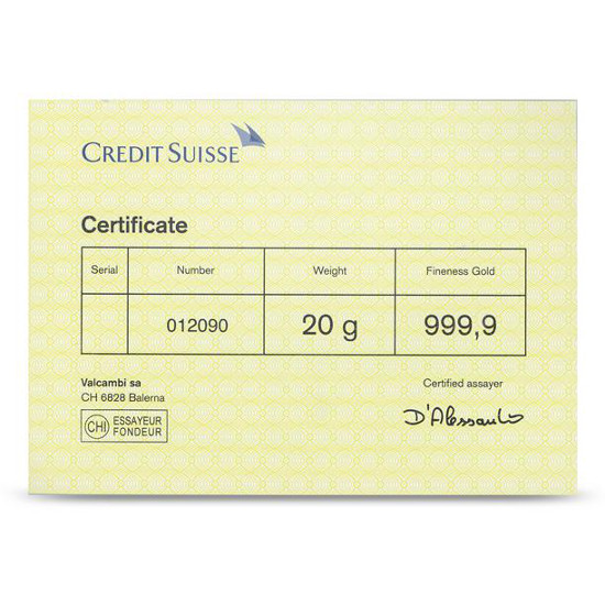 credit suisse serial number lookup